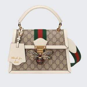 Gucci queen margaret small supreme top hand bag